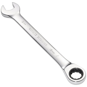 Draper Metric Ratcheting Combination Spanner, 19mm