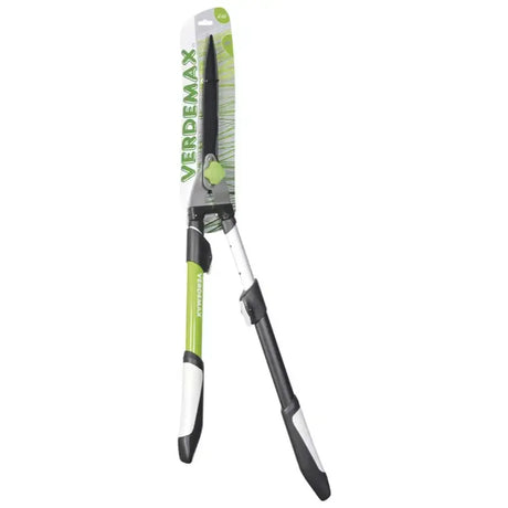 Verdemax wavy-blade hedge clippers with telescopic handle