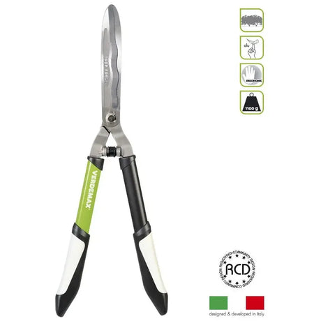 Verdemax forged hedge shears with wavy blades