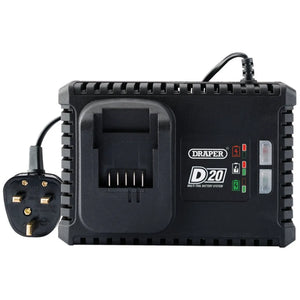 Draper D20 20V Li-ion Fast Battery Charger, 4A
