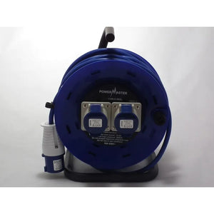 Powermaster 40m 16A Cable Reel - 2.5mm², 220V Heavy-Duty Extension Reel