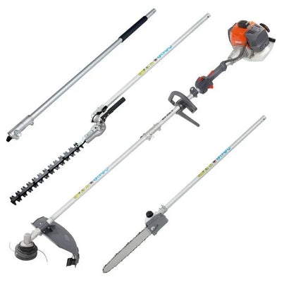 Oleo-Mac BCH 250 D Multitool Strimmer, Pruner, and Hedgetrimmer - Versatile 3-in-1 Garden Tool
