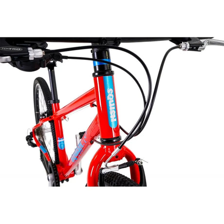 Squish 26" Kids Bike 13" Frame - Lightweight Alloy Frame, 8-Speed Shimano, Red