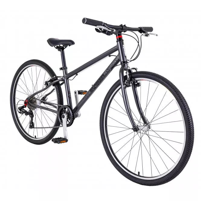 Squish 26" Wheels Bike Dark Grey - Lightweight 13" Frame, Shimano 8-Speed