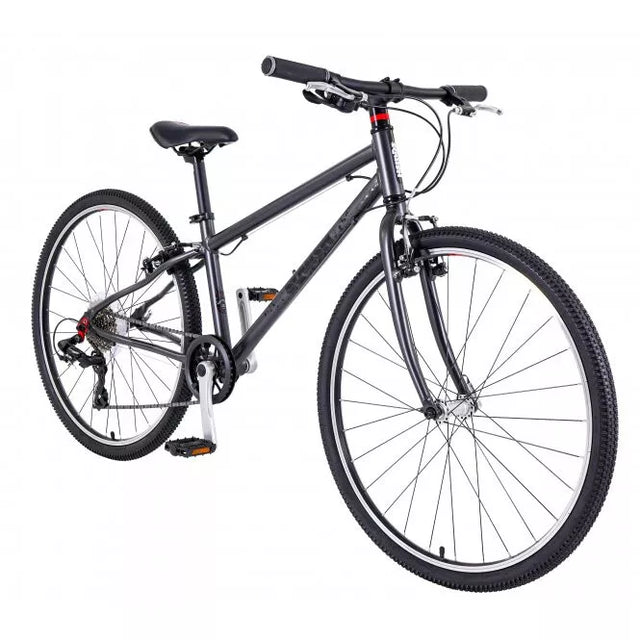 Squish 26" Wheels Bike Dark Grey - Lightweight 13" Frame, Shimano 8-Speed