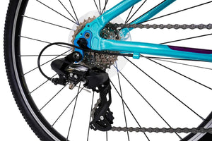 Squish 26" Aqua - Lightweight 15" Frame Kids Bike with Shimano 8-Speed