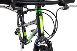 Squish Dark Grey 24" Kids Bike | 11" Frame, Lightweight Aluminium, 8-Speed Gears for Ages 8-11