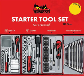 Teng Tools TT0140S Starter Tool Kit (140 Piece)
