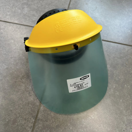 AMA 07070 Protective Visor with Polycarbonate Visor and Adjustable Head Support