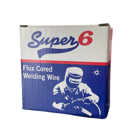 Super 6 Gasless Flux Cored MIG Wire 0.9mm x 4.5kg - Self-Shielding Welding Wire for Mild Steel