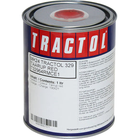 Tractol Taarup Red High Gloss Finish Paint (T32764R) 1 Litre - Durable Agricultural & Construction Equipment Coating - MK24