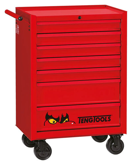 Teng Tools 27″ Classic Roller Cabinet Foam Tool Kit 217 Pieces Red