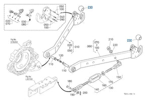 Kubota Tie Rod End Ball TD069-39960 – CAT 1