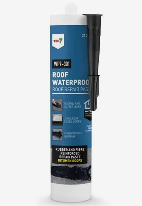 TEC 7 Roof Waterproof 310ml Roof Repair - Black | Rain-Resistant & Ready-to-Use