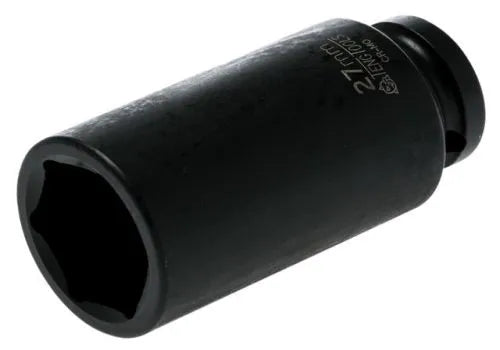 Teng Tools Deep Impact Socket Hexagon 6 Point 1/2" Drive 27mm