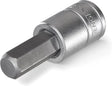 Teng Tools 3/8" Drive Bit Socket, Hex Bit, 10mm 