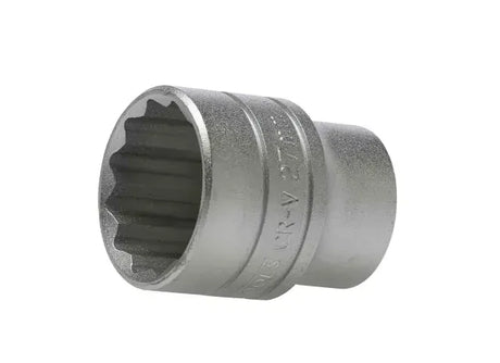 Teng Tools 12 Drive 27mm Standard Socket, 12-Point