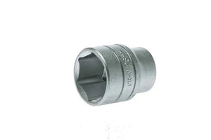Teng Tools 1/2" Drive 28mm Standard Socket - 6-Point, Satin Finish