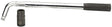 Teng Tools 1/2" Telescopic Wheel Wrench 17 x 19mm - Extendable, Heavy-Duty CrV Steel (1202)