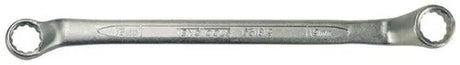 Teng Tools 18 x 19mm Double Ring Spanner with 75° Offset Curved Heads