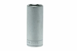 Teng Tools 1/2" Drive - 6pt Deep Metric 24mm Socket 