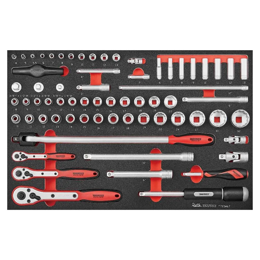 Teng Tools 26″ Foam Series Stack Tool Kit Limited Edition - 741 Piece
