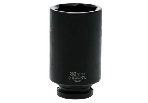 Teng Tools 30mm Deep Impact Socket Hexagon 6 Point 1/2in Drive