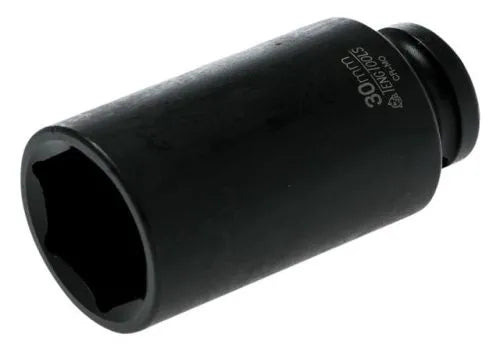 Teng Tools 30mm Deep Impact Socket Hexagon 6 Point 1/2in Drive