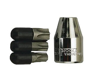 Teng Tools TX Trox Bit Set 1/2" Drive 4 Piece Set