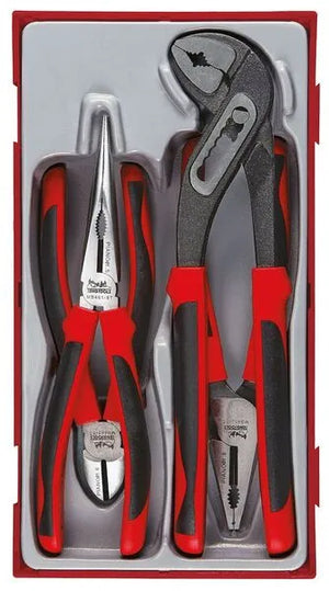 Teng Tools 4 Piece Plier Set TPR Grip TT1 - TT440-T