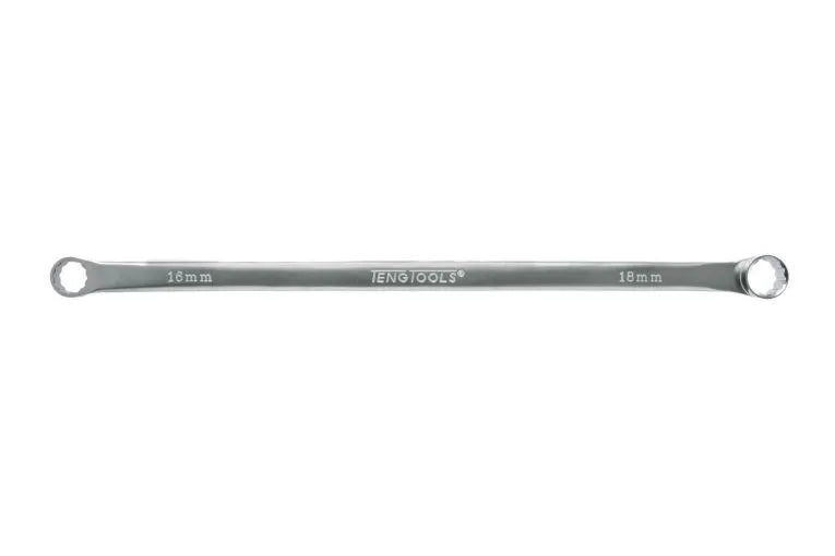 Teng Tools 16 x 18mm Long Double Ring Spanner