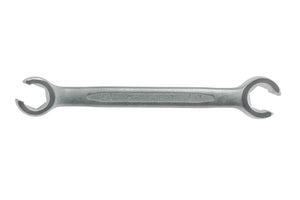 Teng Tools 641617 16 x 17mm Double Flare Nut Wrench - Chrome Vanadium, Satin Finish
