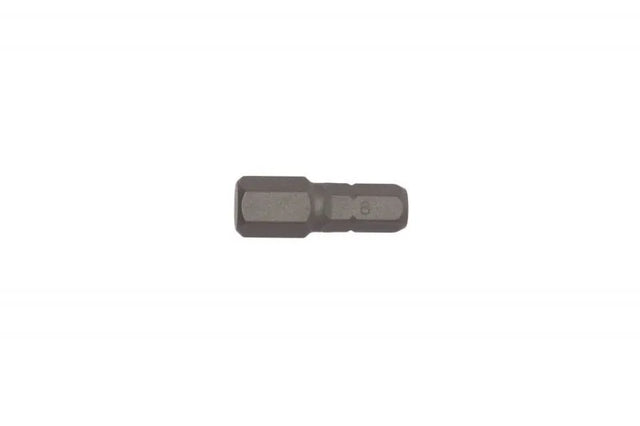 Teng Tools 8mm Hex Bit - 25mm Long - 1/4" Hex Drive (3pk)