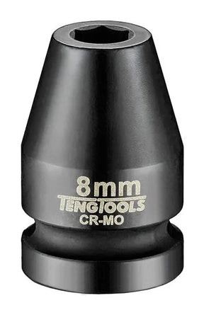 Teng Tools 920520N 1/2" Impact Socket - 20mm, DIN Standard, Cr-Mo