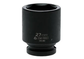 Teng Tools Impact Socket Hexagon 6 Point 1/2" Drive 27mm