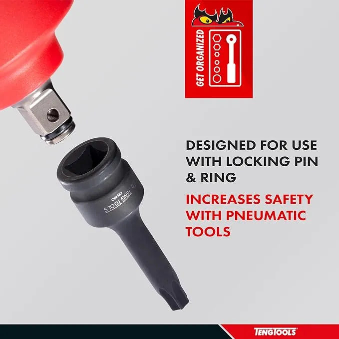 Teng Tools 50mm 1/2" Drive Regular TX Impact Socket