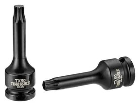 Teng Tools 921260TX-C 1/2" TX60 Impact Socket - DIN, Cr-Mo, Black Phosphate