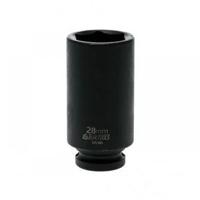 Teng Tools 920628N 28mm Deep Impact Socket - 1/2" Drive, 6-Point Hex, Chrome Molybdenum