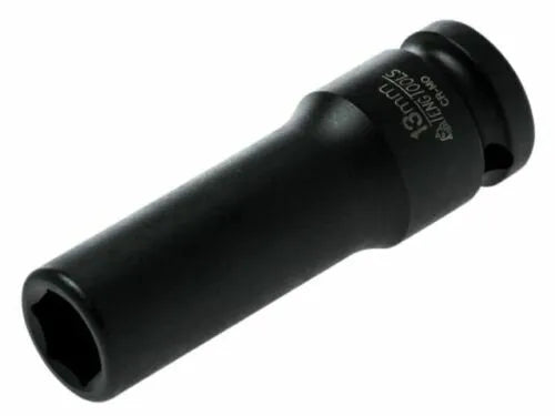 Teng Tools Deep Impact Socket Hexagon 6 Point 1/2" Drive 13mm