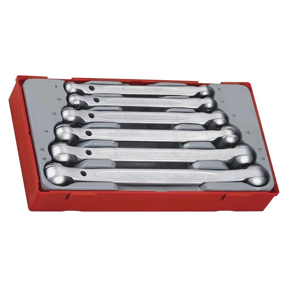 Teng Tools Double Flex Wrench Set (6 Pc)