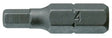Teng Tools HEX2500303 3mm Hex Bits - 25mm Long, 1/4" Hex Drive (Pack of 3), S2 Steel
