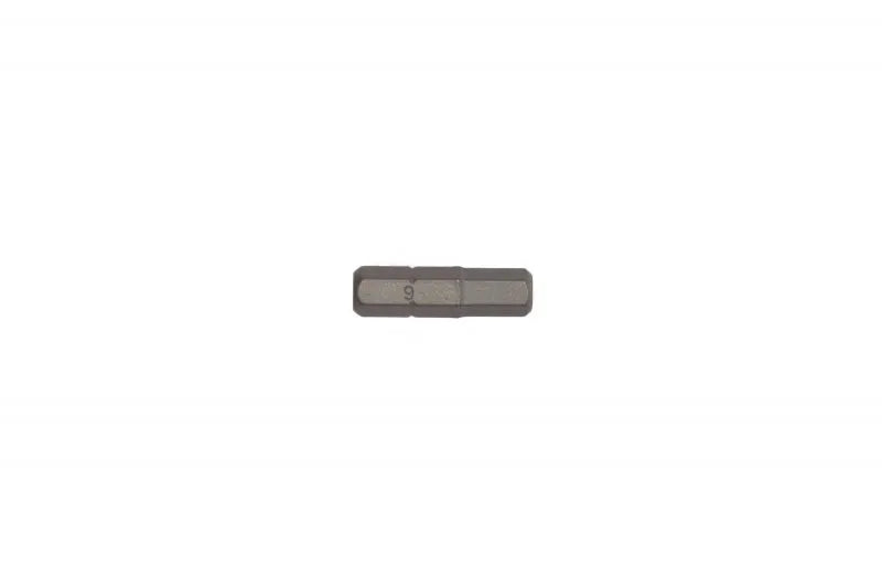 Teng Tools 6mm Hex Bit - 25mm Long - 1/4" Hex Drive (3pk)