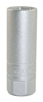 Teng Tools M120042-C 18mm 1/2″ Drive Spark Plug Socket | CrV Satin with Rubber Insert