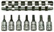 Teng Tools 1/4" TX Bit Socket Clip Rail Set, 8 Pieces