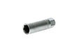 Teng Tools M380039-C 14mm Spark Plug Socket - 3/8" Drive, CrV, Rubber Insert