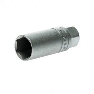 Teng Tools M380042-C 18mm Spark Plug Socket - 3/8" Drive, CrV, Rubber Insert
