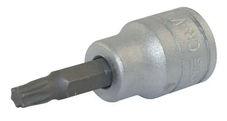 Teng Tools M381210T-C 3/8" TX Bit Socket - TX10, 49.5mm, Satin Finish