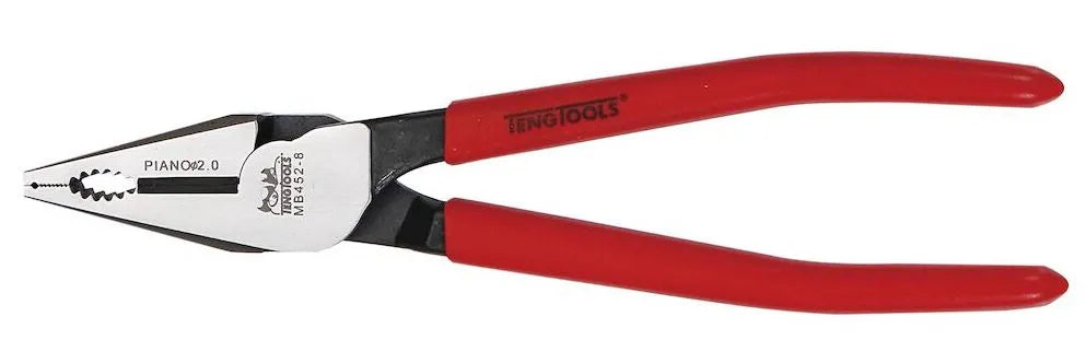 Teng Tools MB452-8 Heavy Duty Combination Plier 200mm - Versatile Tool for Gripping, Cutting, and Twisting