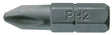 Teng Tools PH2500303 PH3 Bits 25 mm - 1/4" Hex Drive, Pack of 3