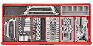 Teng Tools TCMM622N 37" Pro Cabinet TT Tool Kit - 622 Pieces, Red